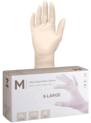 Picture of LATEX PF WHITE GLOVES XLARGE