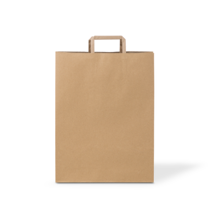 Picture of FLAT HANDLE KRAFT BAG 260x150x305mm CTN/250
