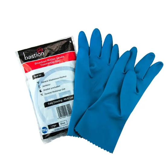 Picture of SILVERLINED BLUE GLOVES LARGE