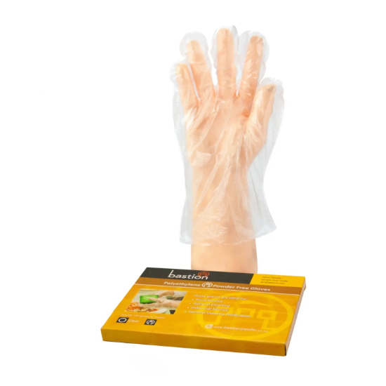 Picture of BASTION GLOVE PE CLEAR LARGE 